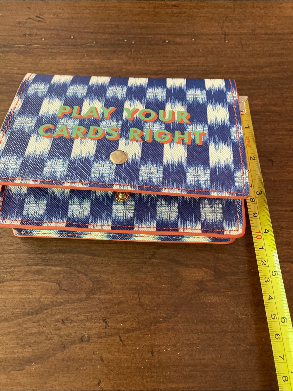Anthropologie Blue and White 'Play Your Cards Right' 2 decks of cards